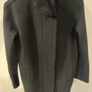 J. Crew Women's Black Pea Coat